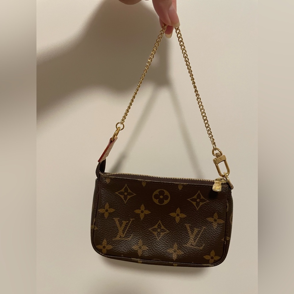 Authentic Louis Vuitton Monogram Mini Pochette Accessories